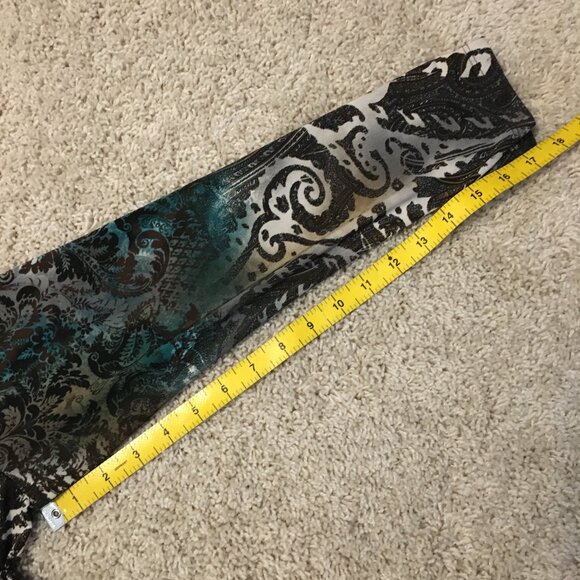 Vintage Canadian Conrad C Paisley Damask Ruffled Top - Picture 16 of 16